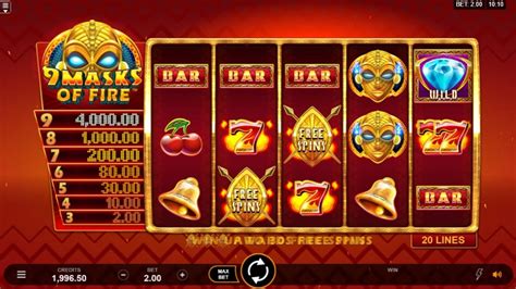9 masks of fire. Free online slot. No download. .